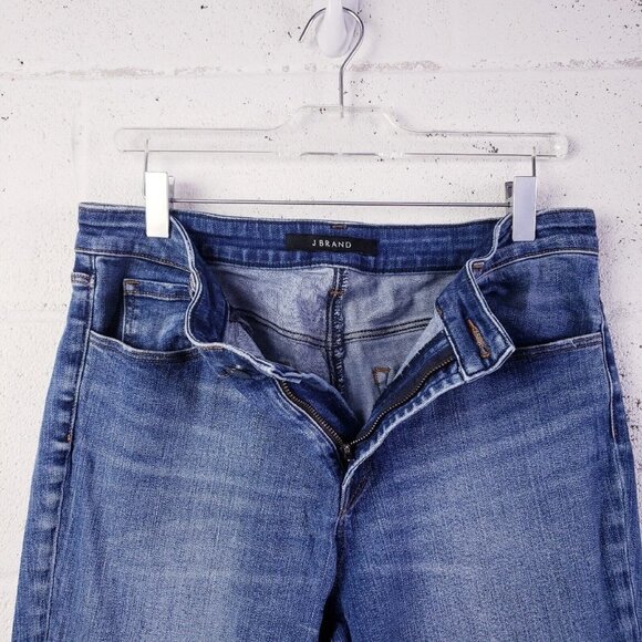 J BRAND Womens Jeans Amelia Skim Straight Syndicate Stretch Blue Size 31 - Picture 4 of 9